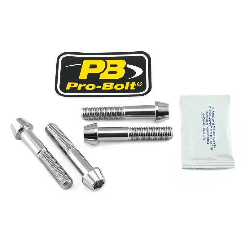 Pro Bolt Rostfritt Stål Bromsok Monteringsbult Kit