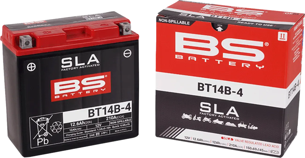 Bs Battery Agm 12ah Motorcycle Battery