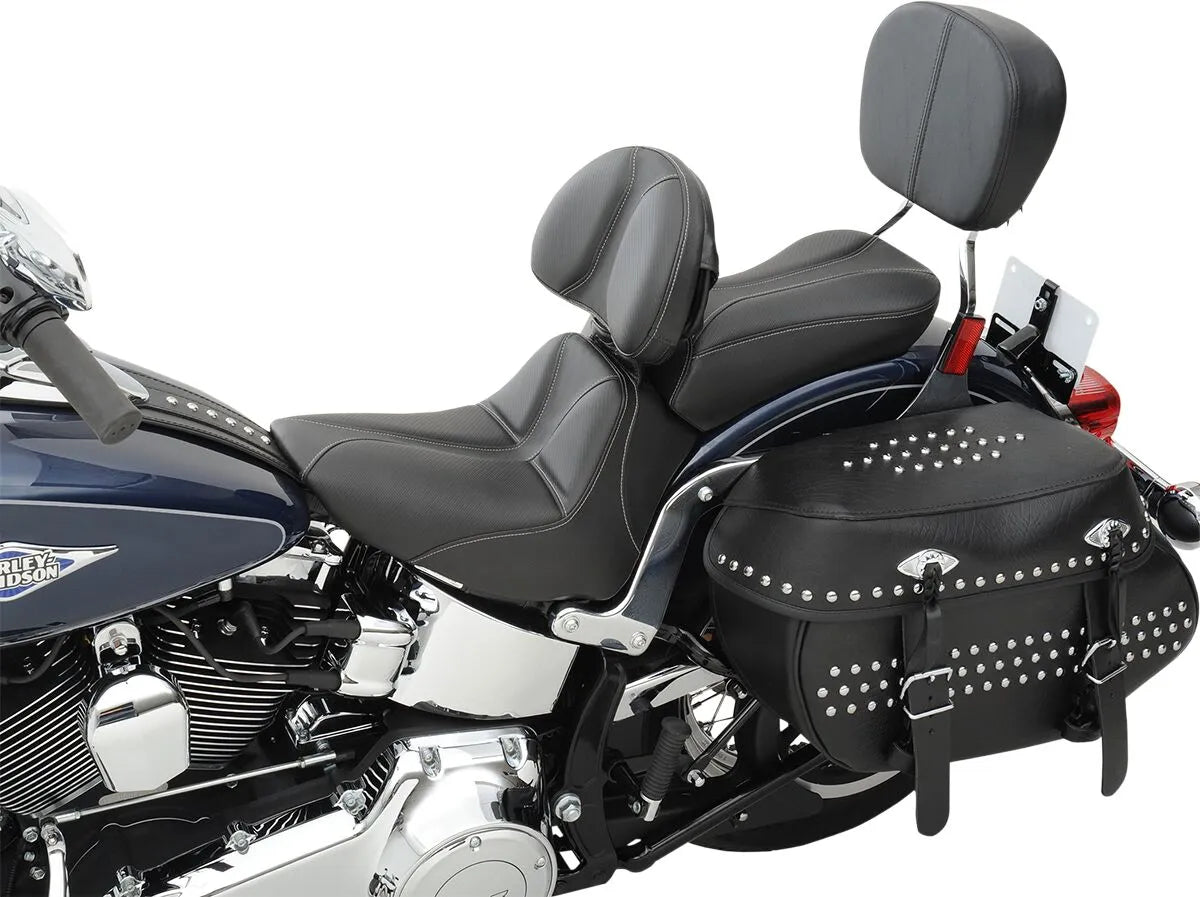 Saddlemen Dominator Solo Seat - Gelcore Comfort - For Harley Davidson