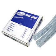 Motion Pro fuel line braided vinyl - Clear - 3/16"