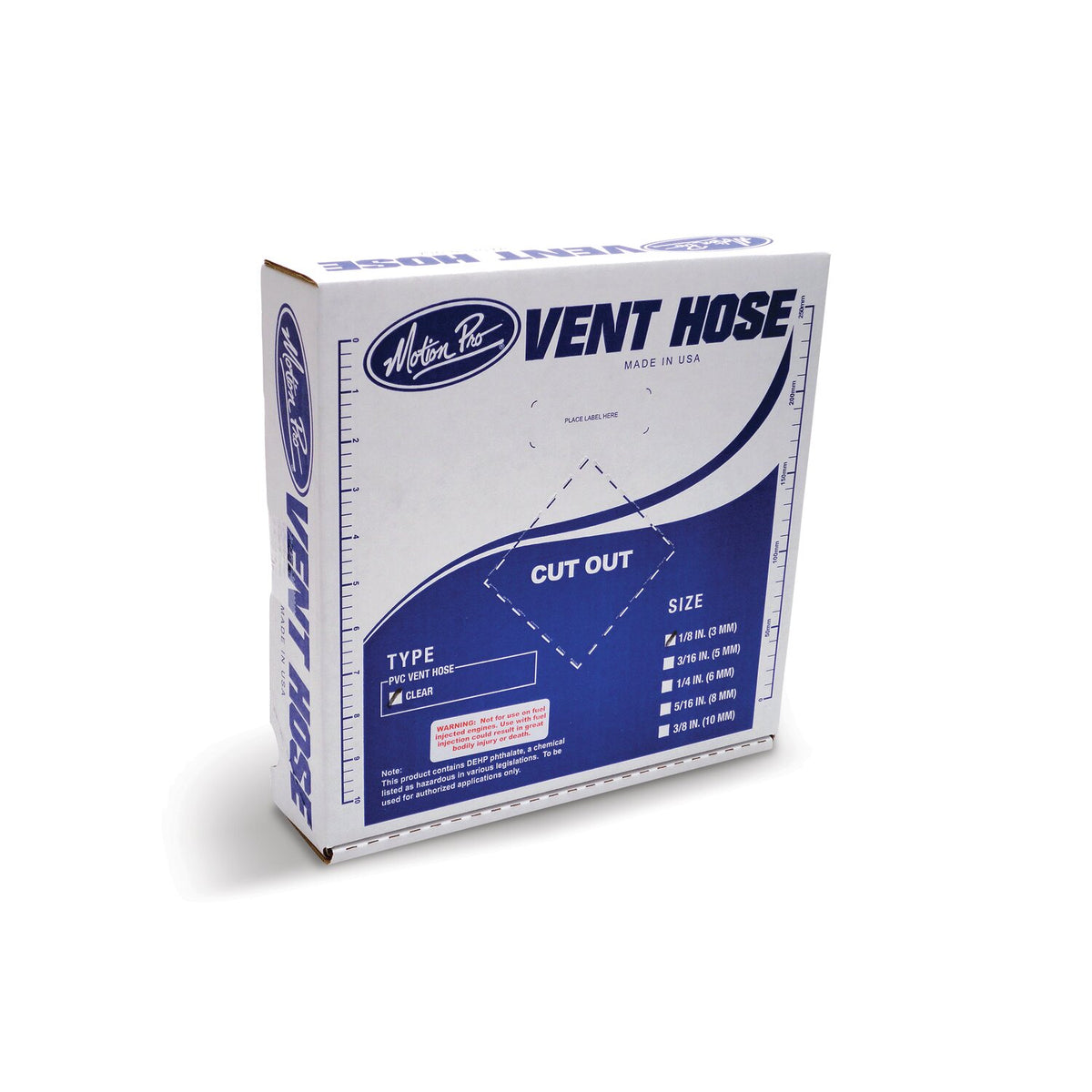 Motion Pro PVC fuel hose - Clear - 1/8"