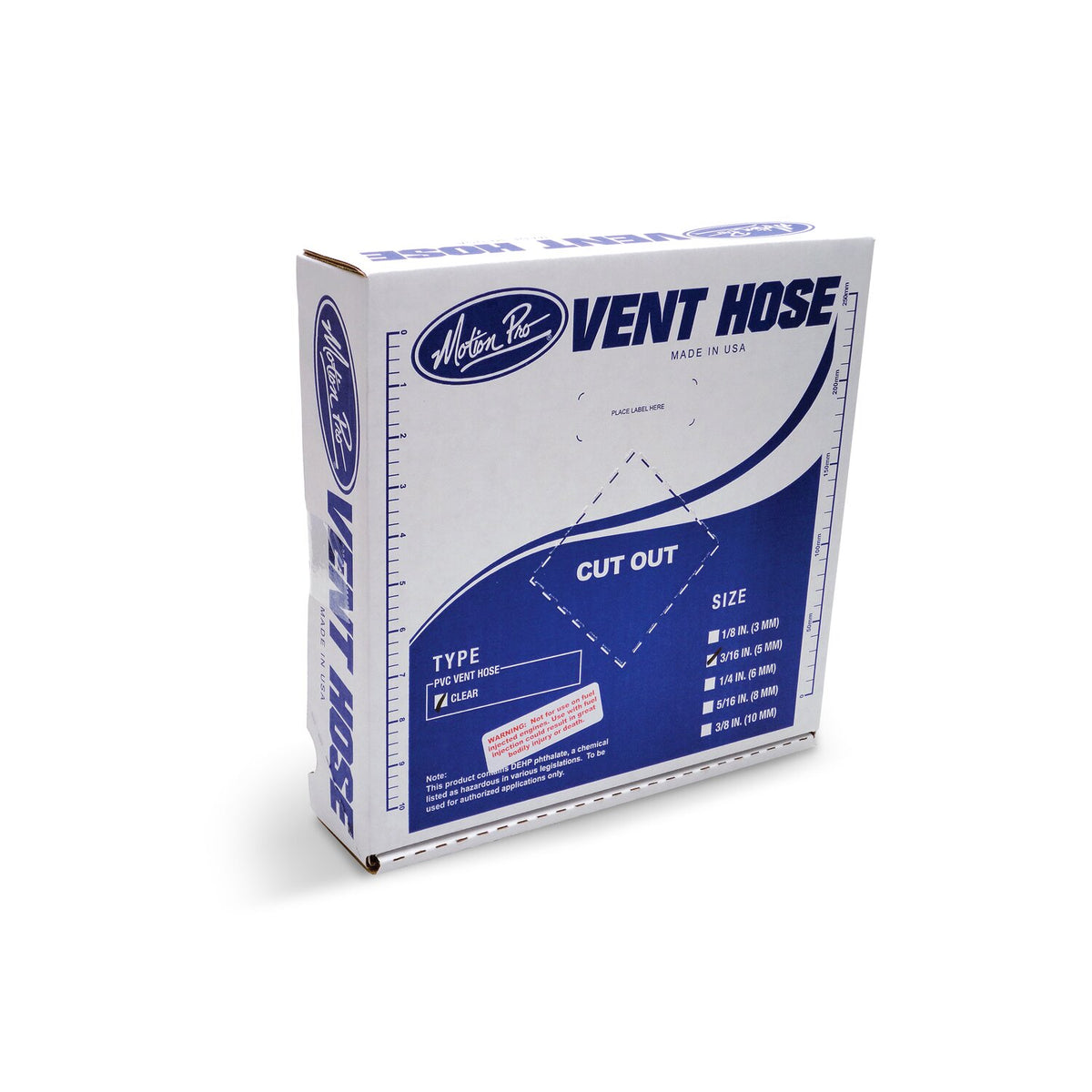 Motion Pro PVC fuel hose - Clear - 3/16"