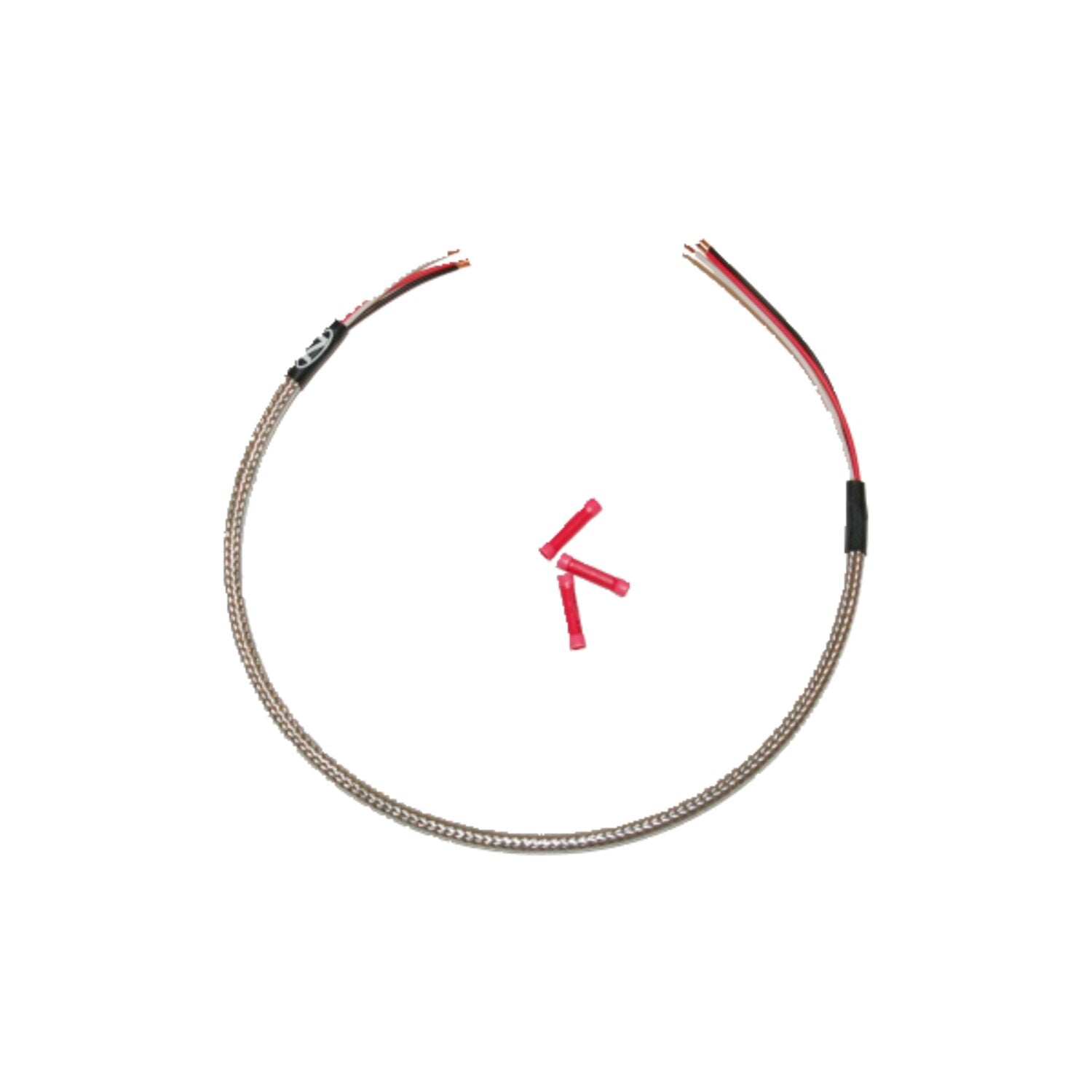 NAMZ headlamp wiring harness - Braided 18"