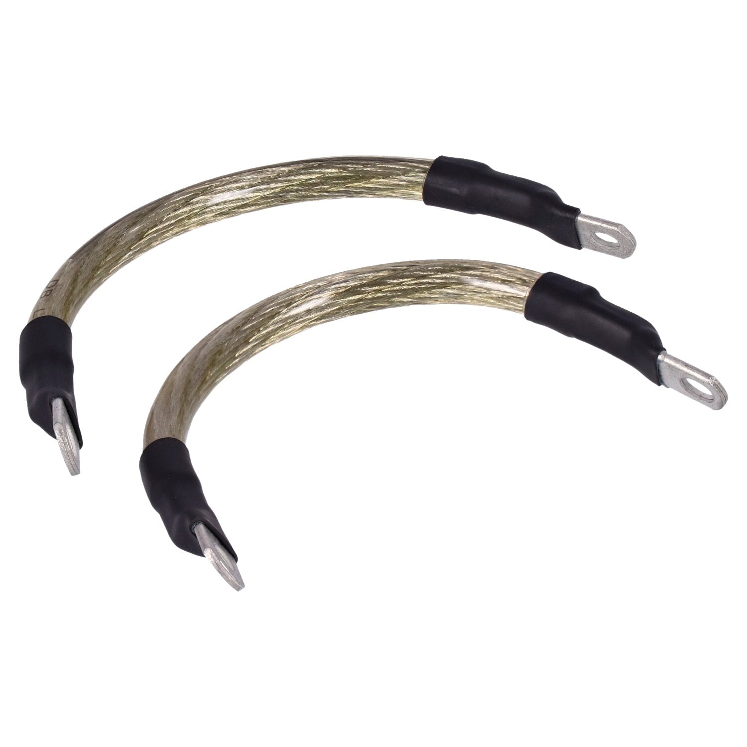 NAMZ battery cable set - Clear - 7 inch (17.5cm)