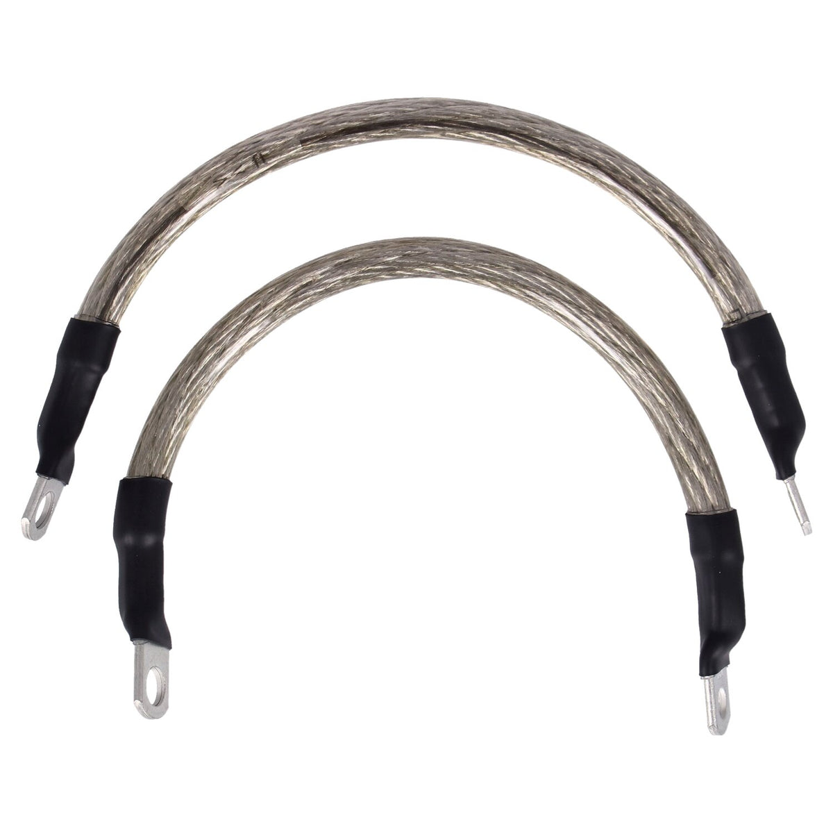 NAMZ battery cable set - Clear - 9 inch (22.5cm)