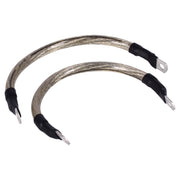 NAMZ battery cable set - Clear - 9 inch (22.5cm)