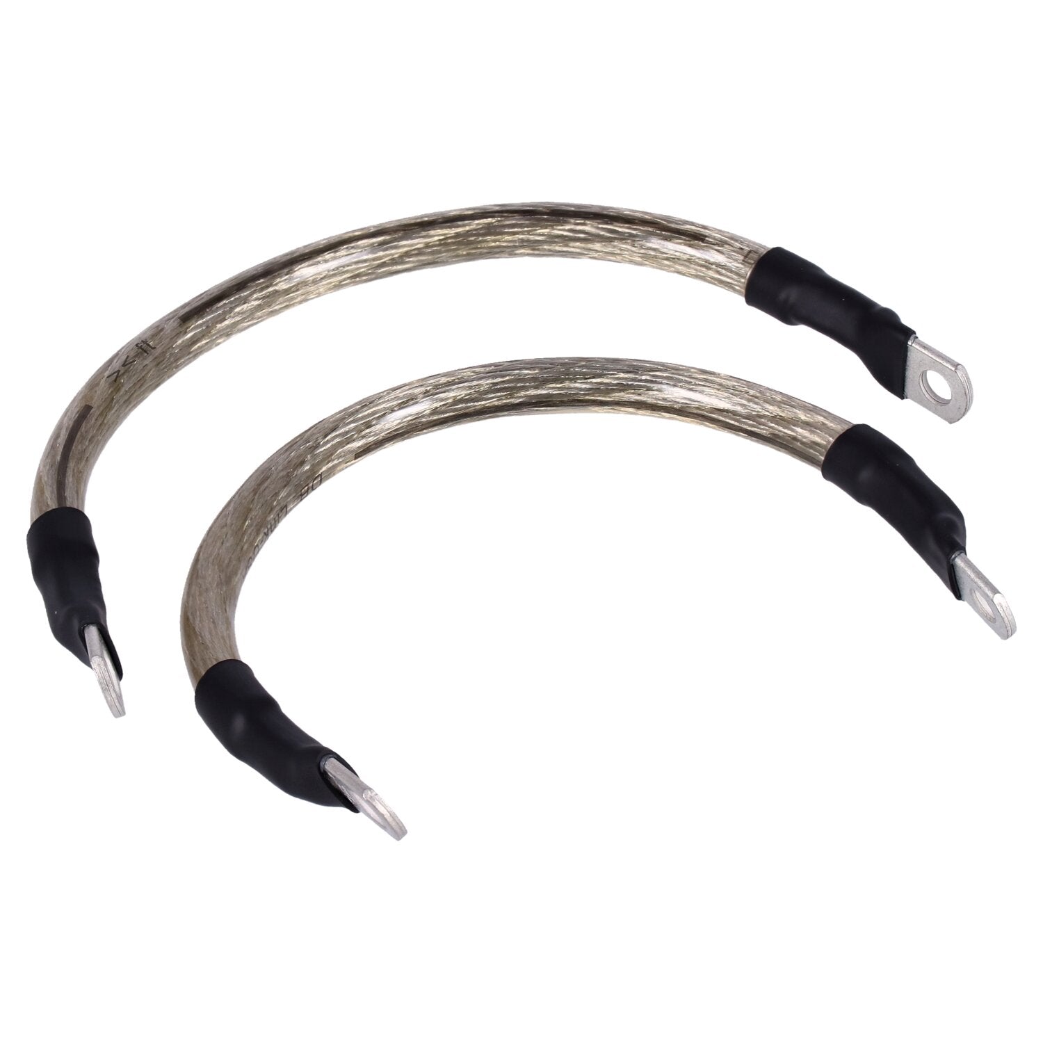NAMZ battery cable set - Clear - 9 inch (22.5cm)