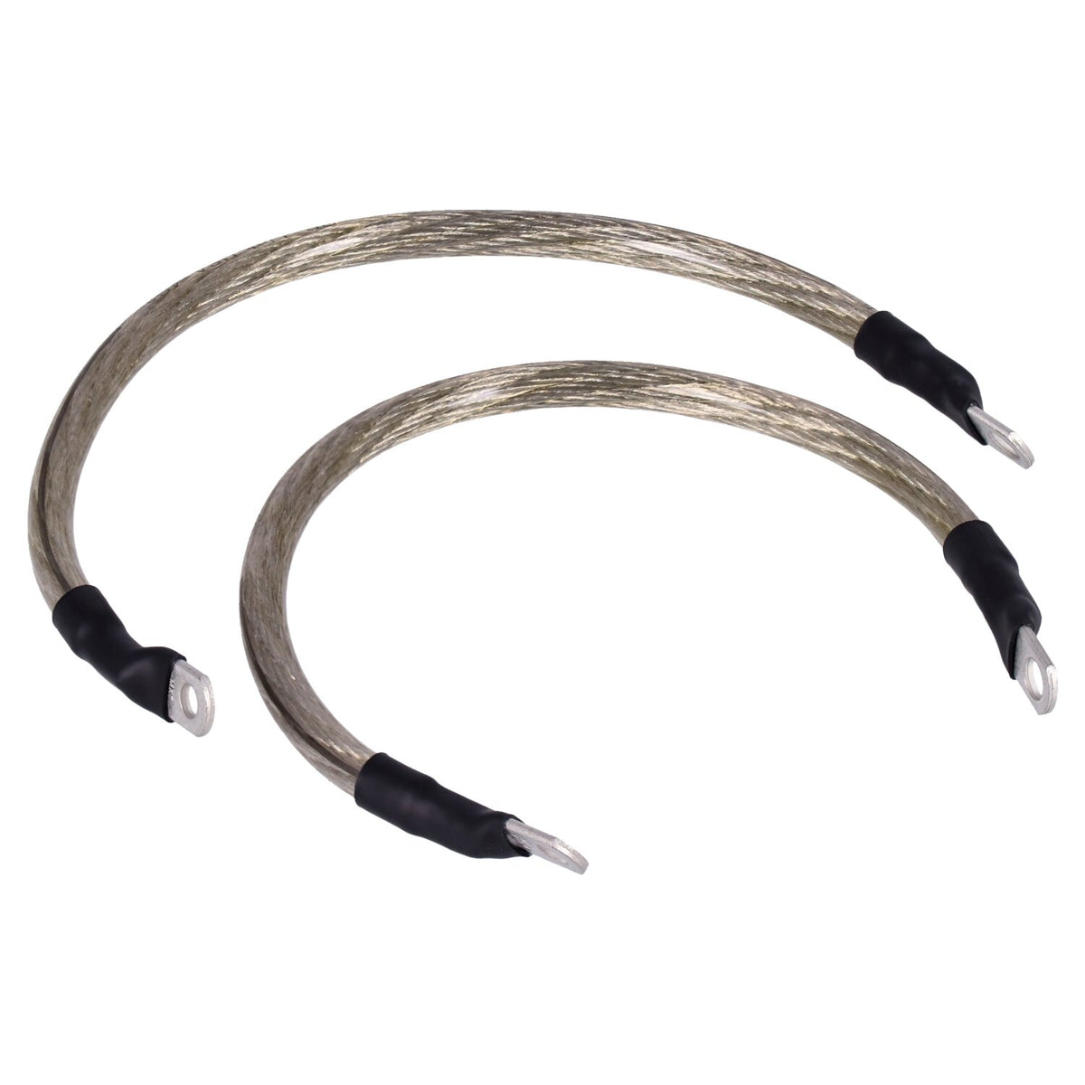 NAMZ battery cable set - Clear - 13 inch (33cm)