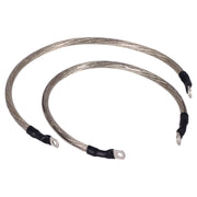NAMZ battery cable set - Clear - 19 inch (48cm)