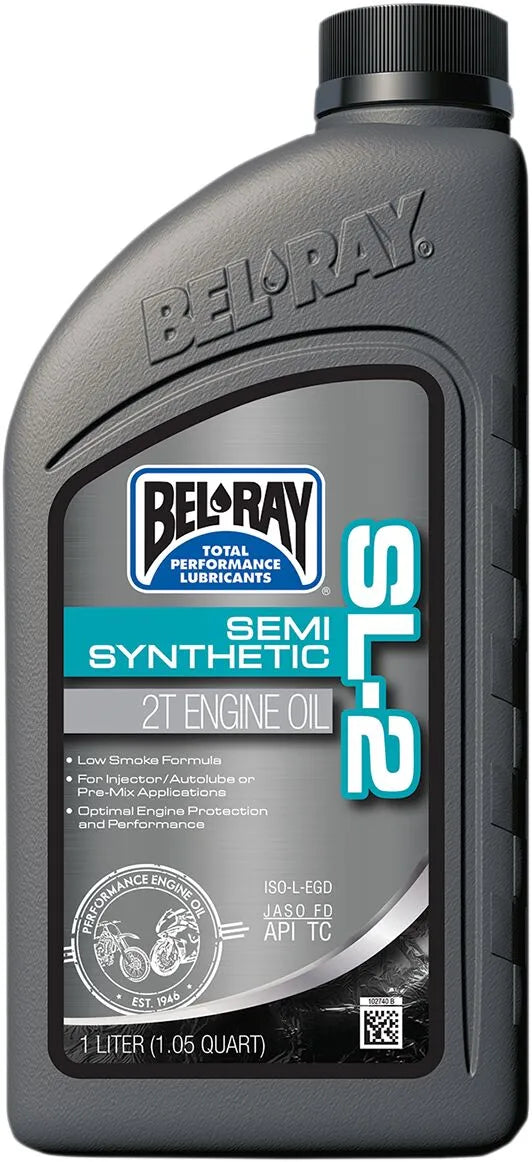 Bel-ray Sl-2 Semi-synthetic 2t Engine Oil - 1 Liter