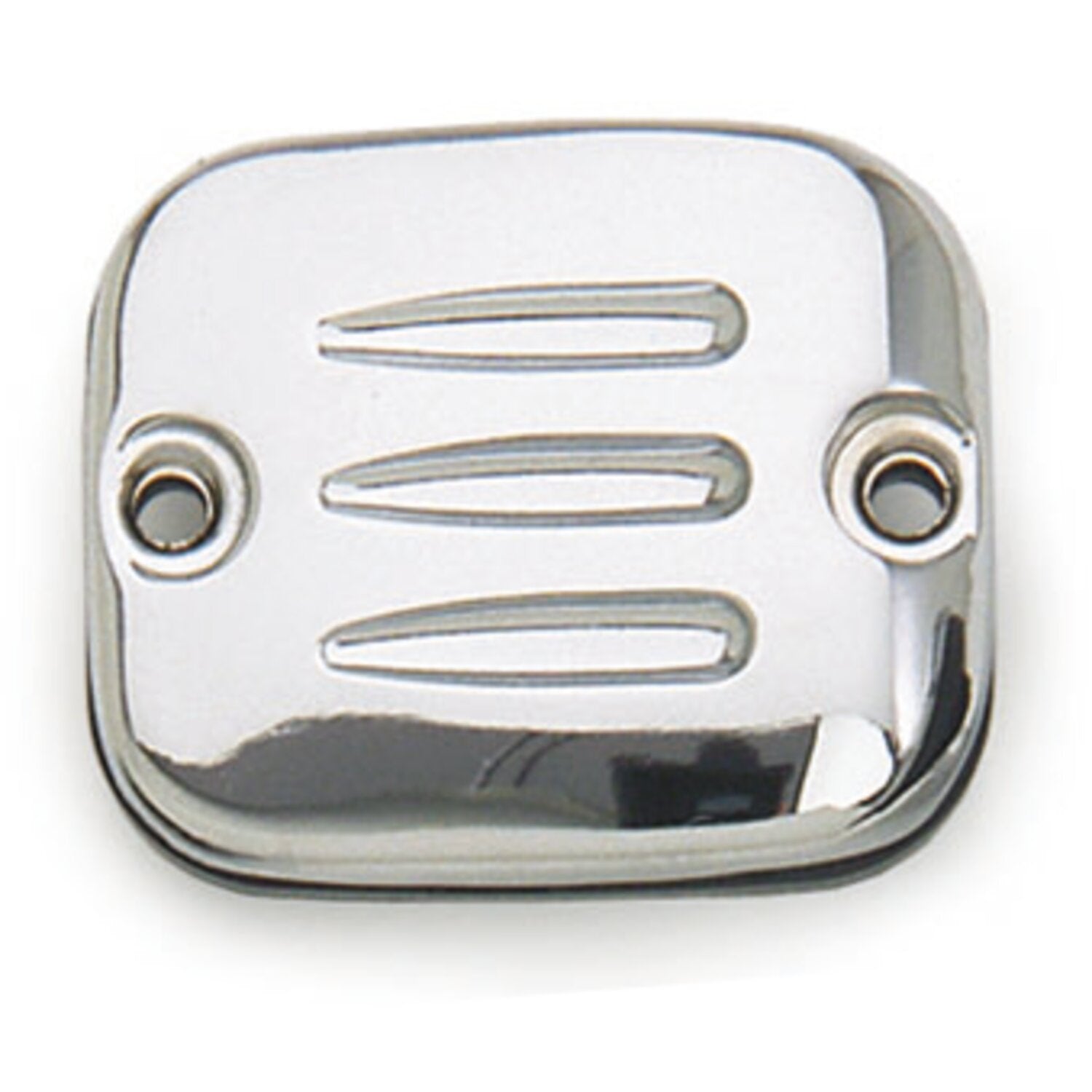 MCS Cover h/b master cyl - grooved - chr