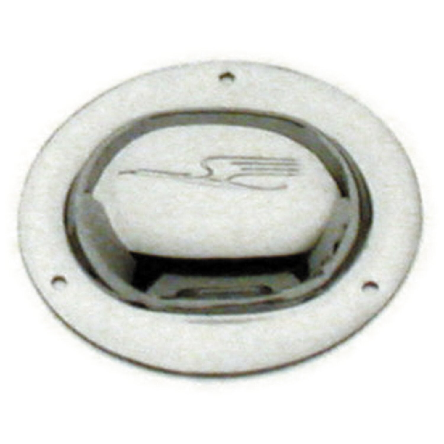 Paughco derby cover - Chrome - Vintage bird embossed emblem