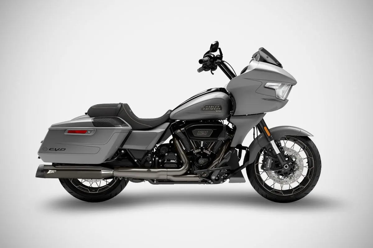 Zard 4.5" Slash-cut Slip-On Avgasrör För HD-Touring E5 - ECE Väglaglig