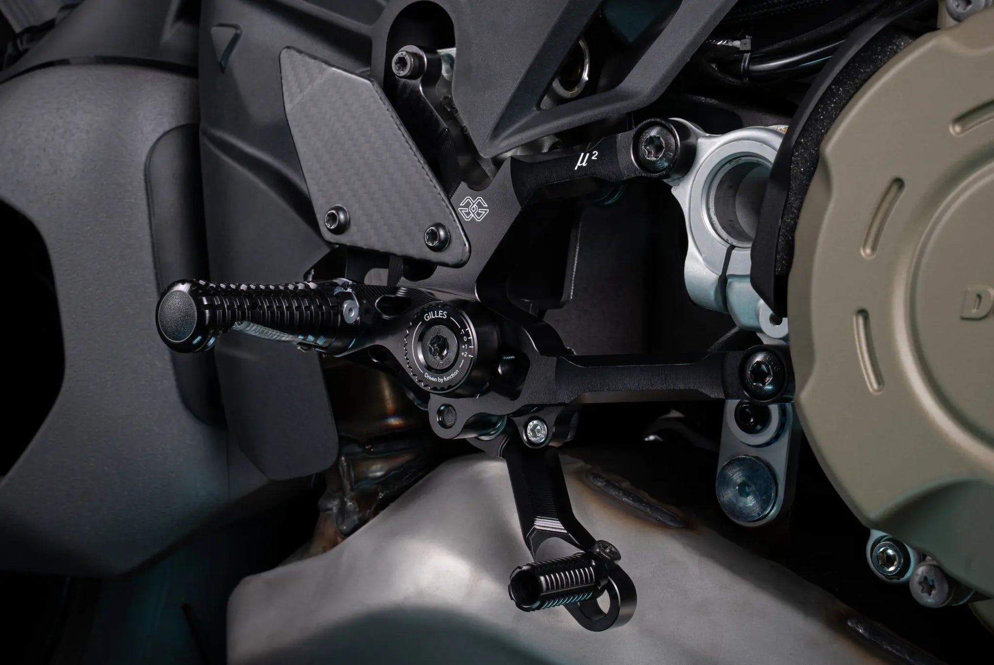 Gilles Tooling MUE2 Motorcycle Rearset System