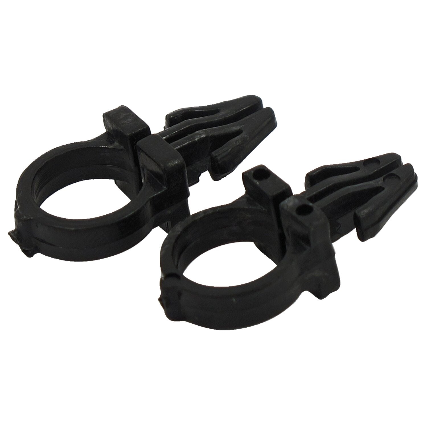 MCS Black handlebar wire clips