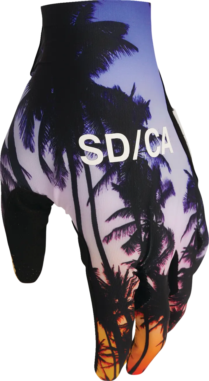 Thor Sportmode Sd Gloves - Black/Blue/Orange/Light Purple