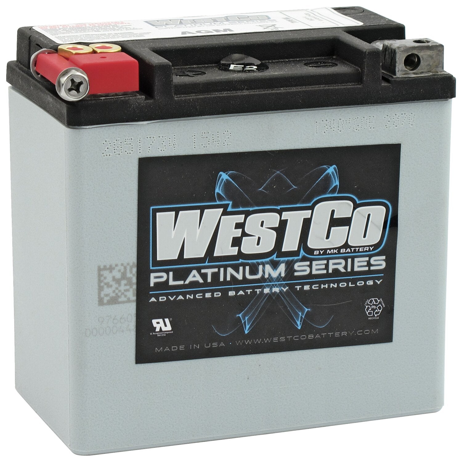 Westco sealed AGM battery - 12V 12Ah 220CCA