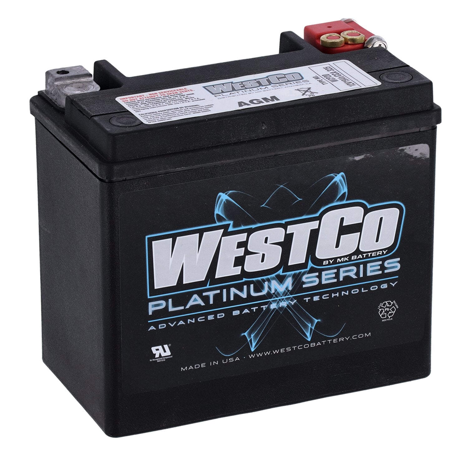 Westco sealed AGM battery - 12V 19Ah - 325CCA