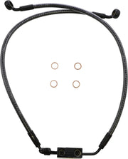 Magnum Shielding Karbonfibr Nedre Bromsslang Med Abs
