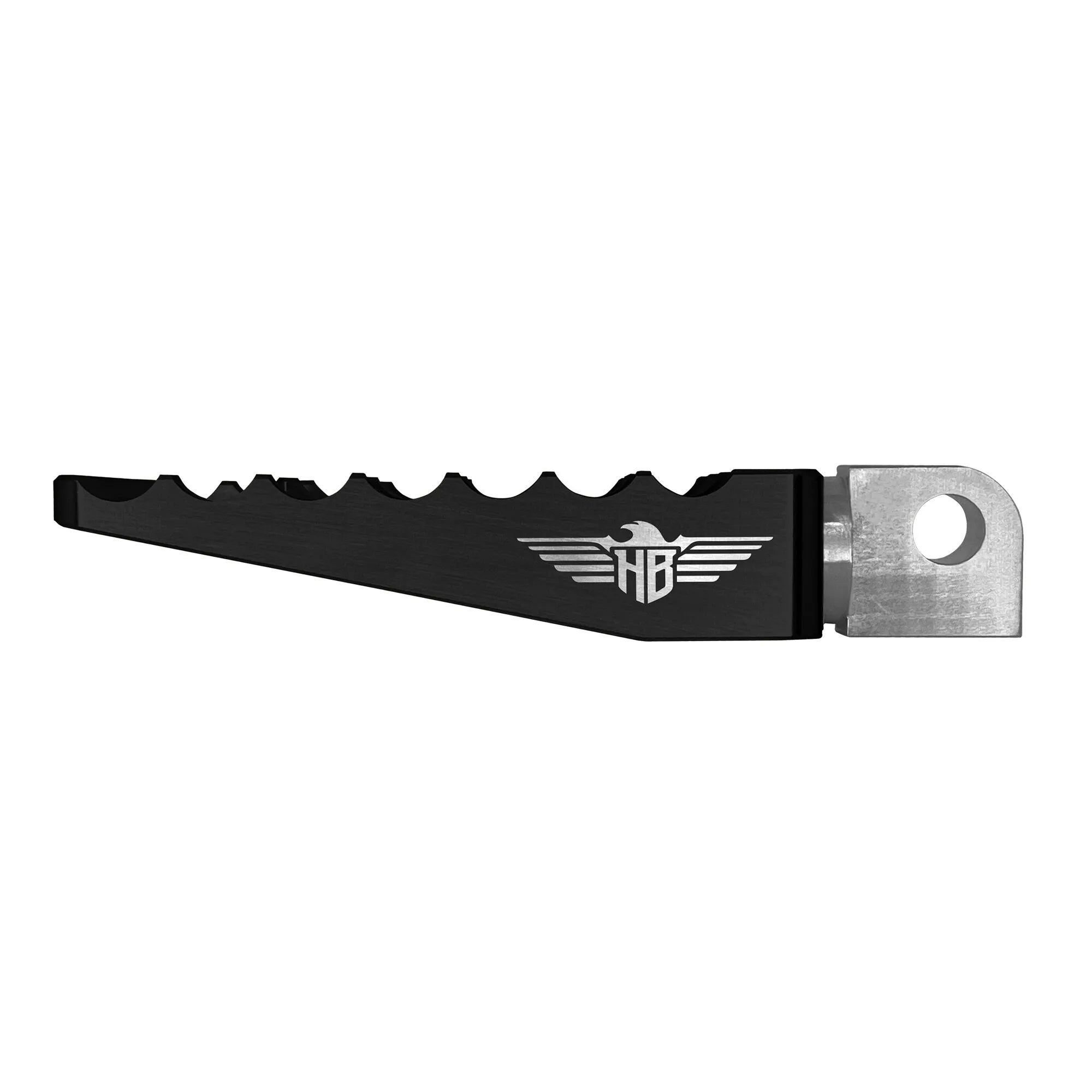 Heinz Bikes Foot Pegs For Harley - Black Aluminum