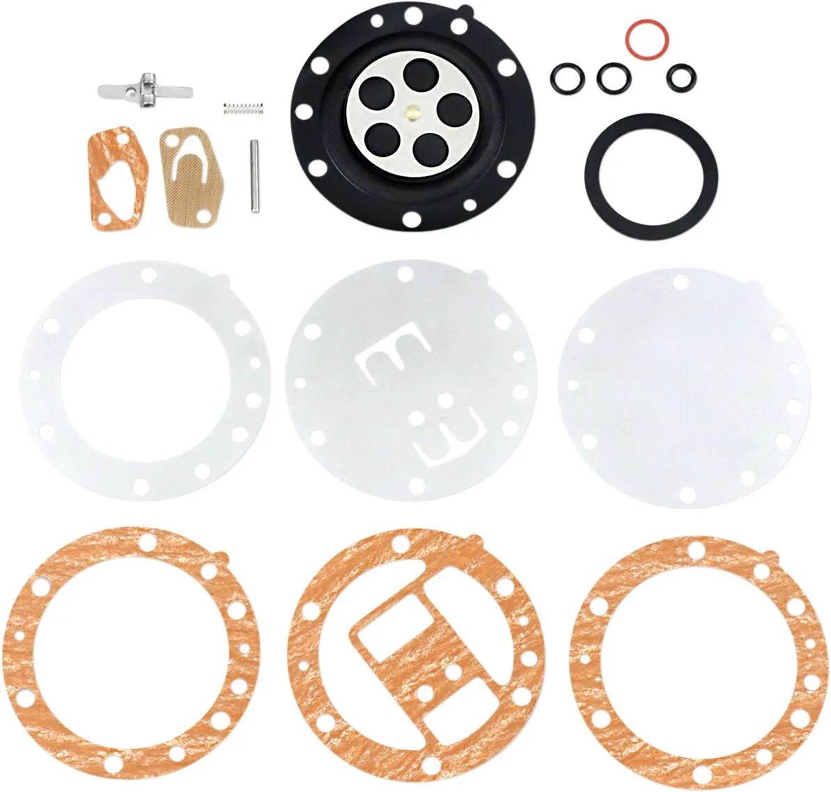 Mikuni BN Standard Diaphragm Repair Kit Six-Screw