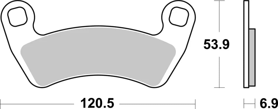 SBS RSI Bromsbelägg För MX GP Prestanda