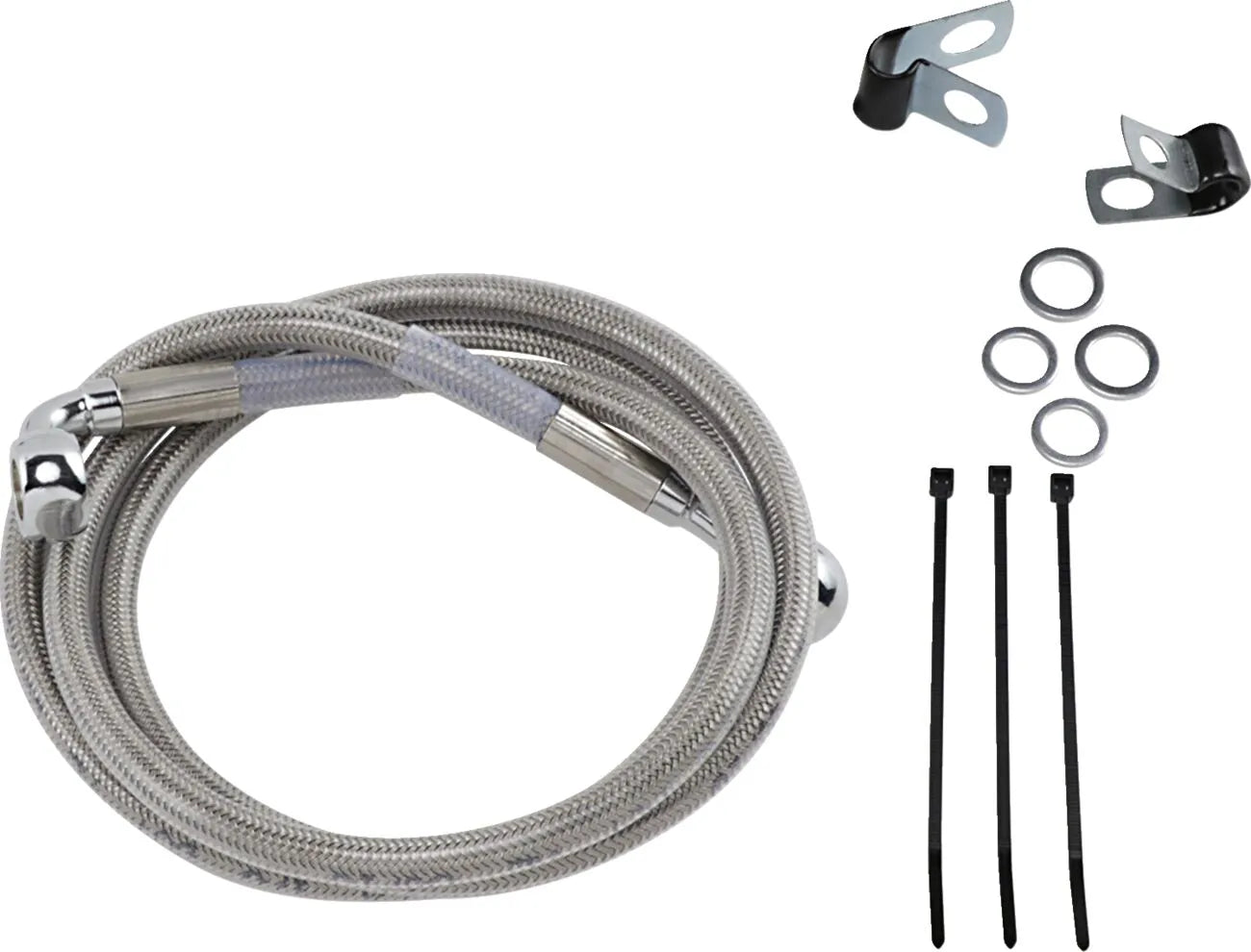 Drag Specialties Förlängd Bromsslang Kit 46 Tum