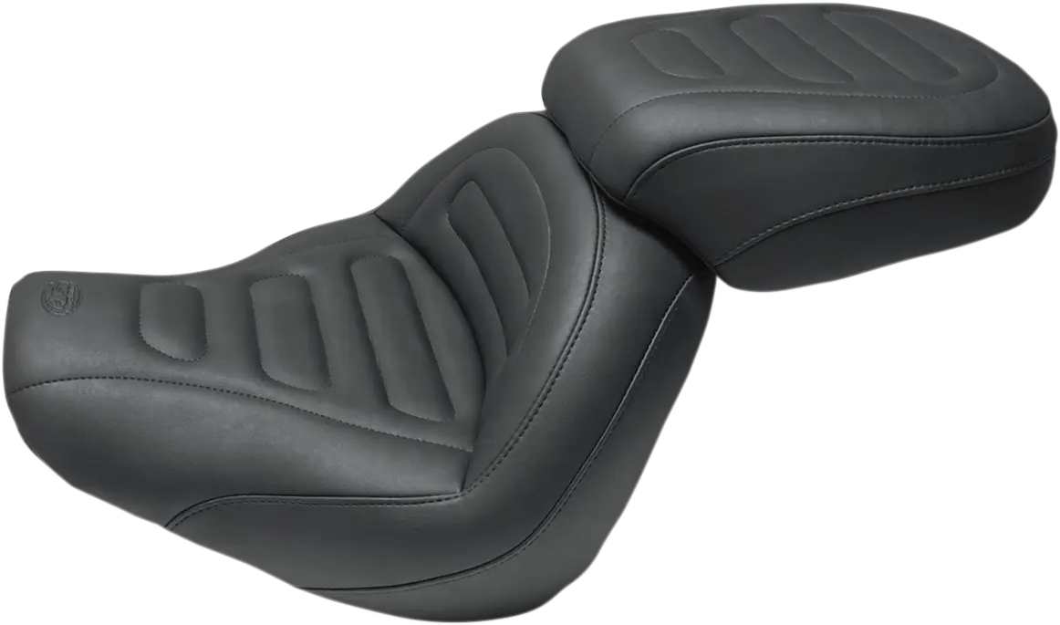 Mustang Max Profile Touring Passenger Seat - For Harley Davidson