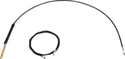 La Choppers Standard Black Vinyl Handlebar Cable Kit