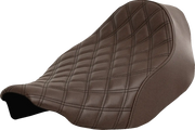 Saddlemen Renegade Solo Seat - Brown - For Harley Davidson