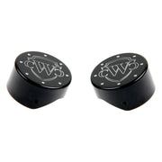 Cult-Werk 2-piece fork tube cap bolt cover kit - Black logo