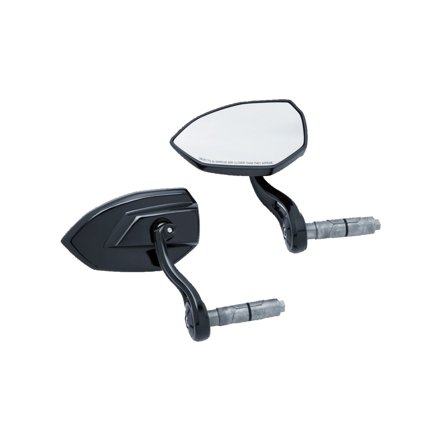 Kuryakyn Phantom bar end mirror set