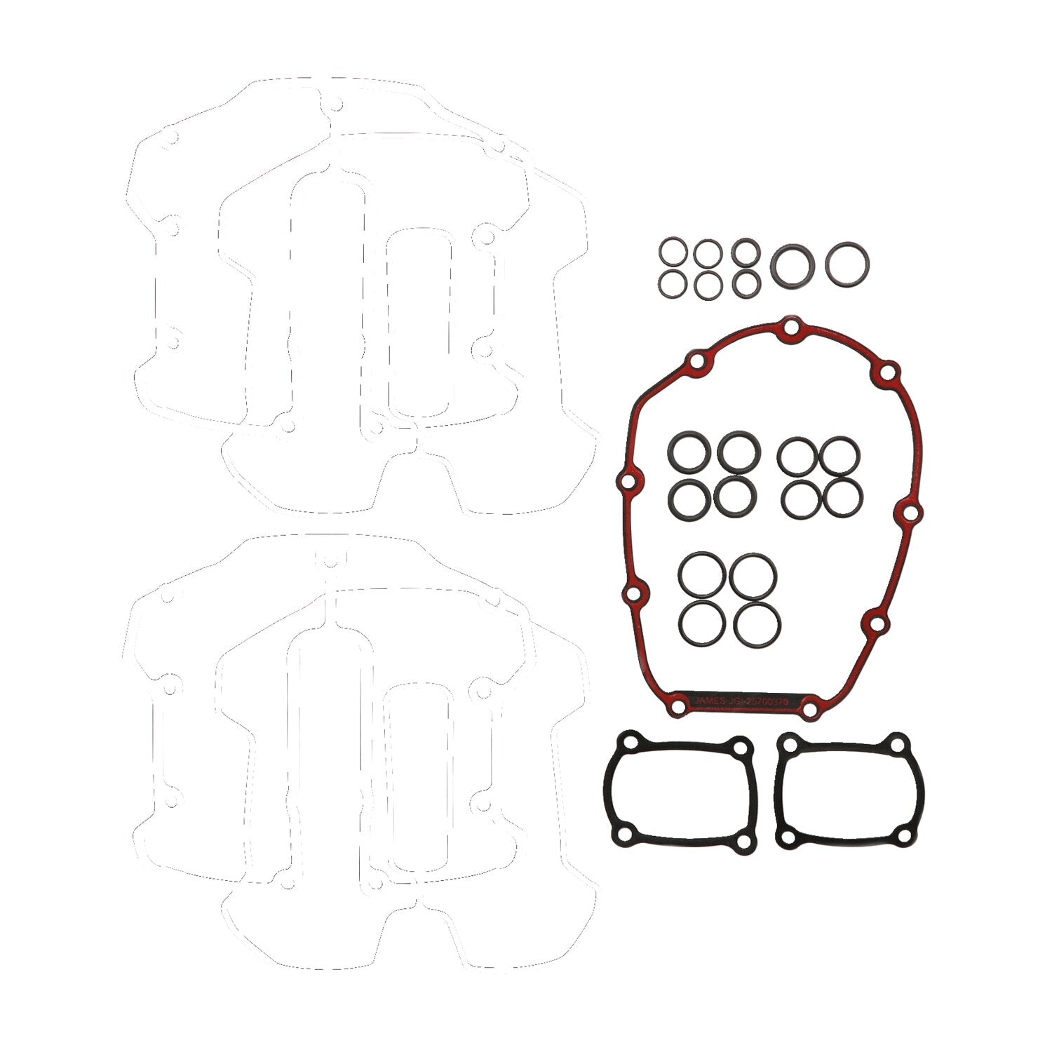 James Gaskets James cam gear change gasket kit - M8