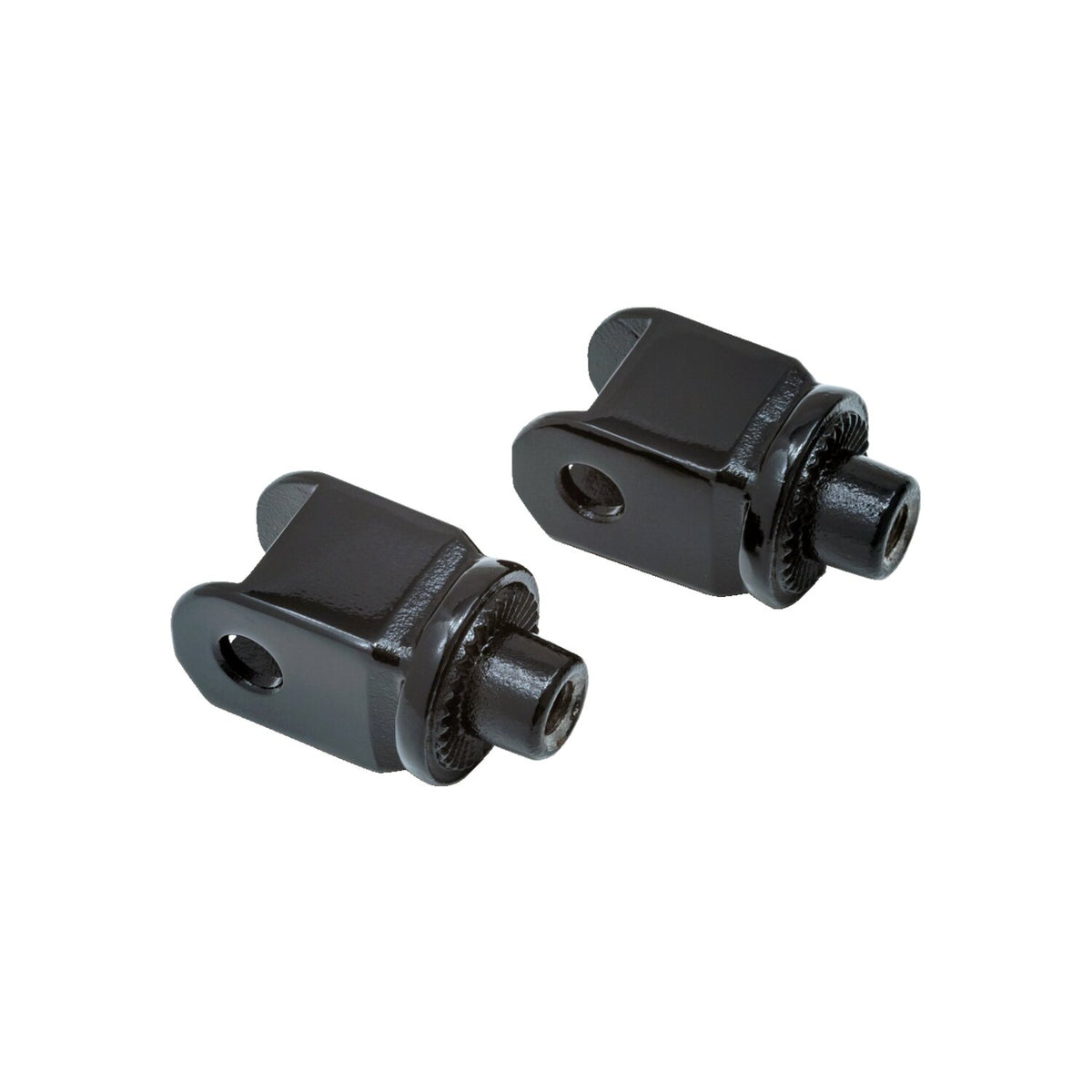 Kuryakyn Footpeg adapter splined gloss black