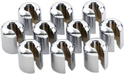 K&L SUPPLY Chrome/Zinc Spoke Wheel Weights for Motorcycles
