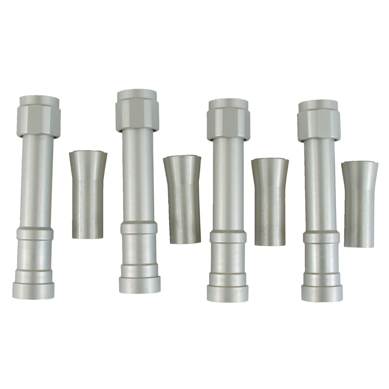 Dippert Panhead aluminum pushrod cover set - Silver