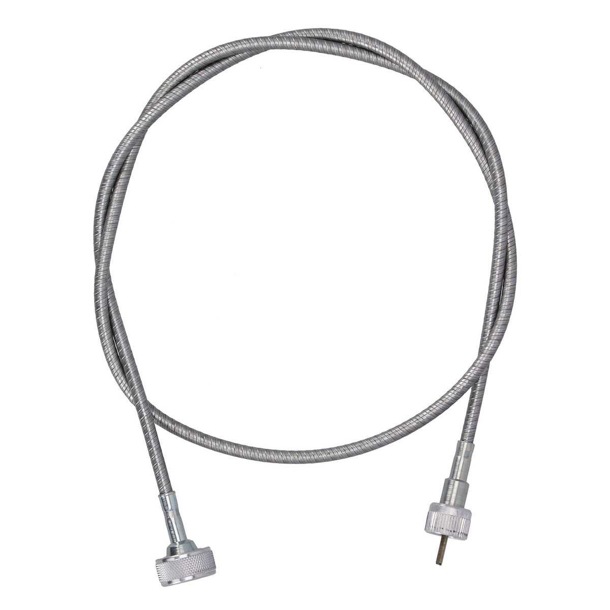 Barnett transmission speedo cable - 46" - Bare metal finish