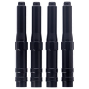 Dippert 91-03 XL aluminum pushrod cover set - Black