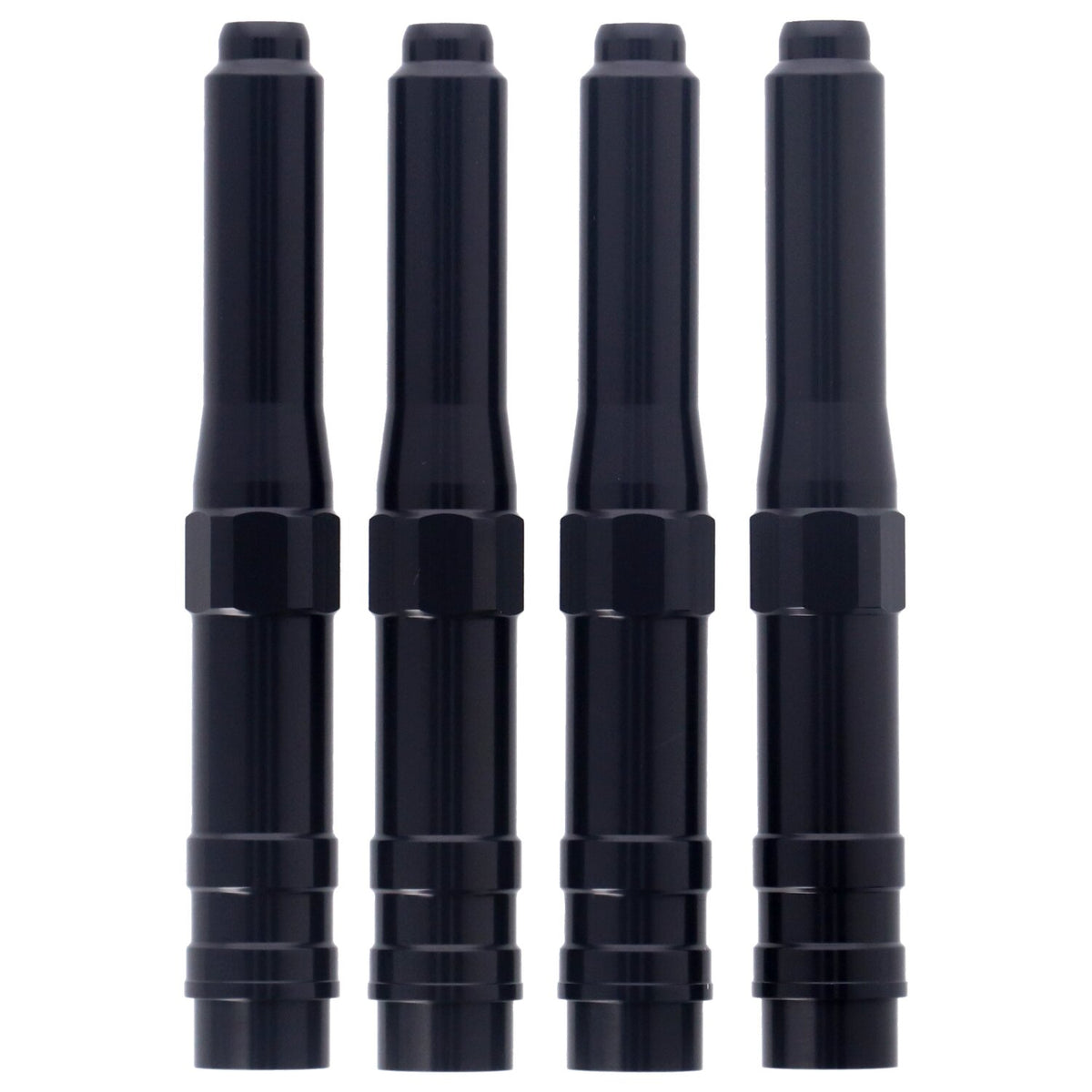 Dippert 91-03 XL aluminum pushrod cover set - Black