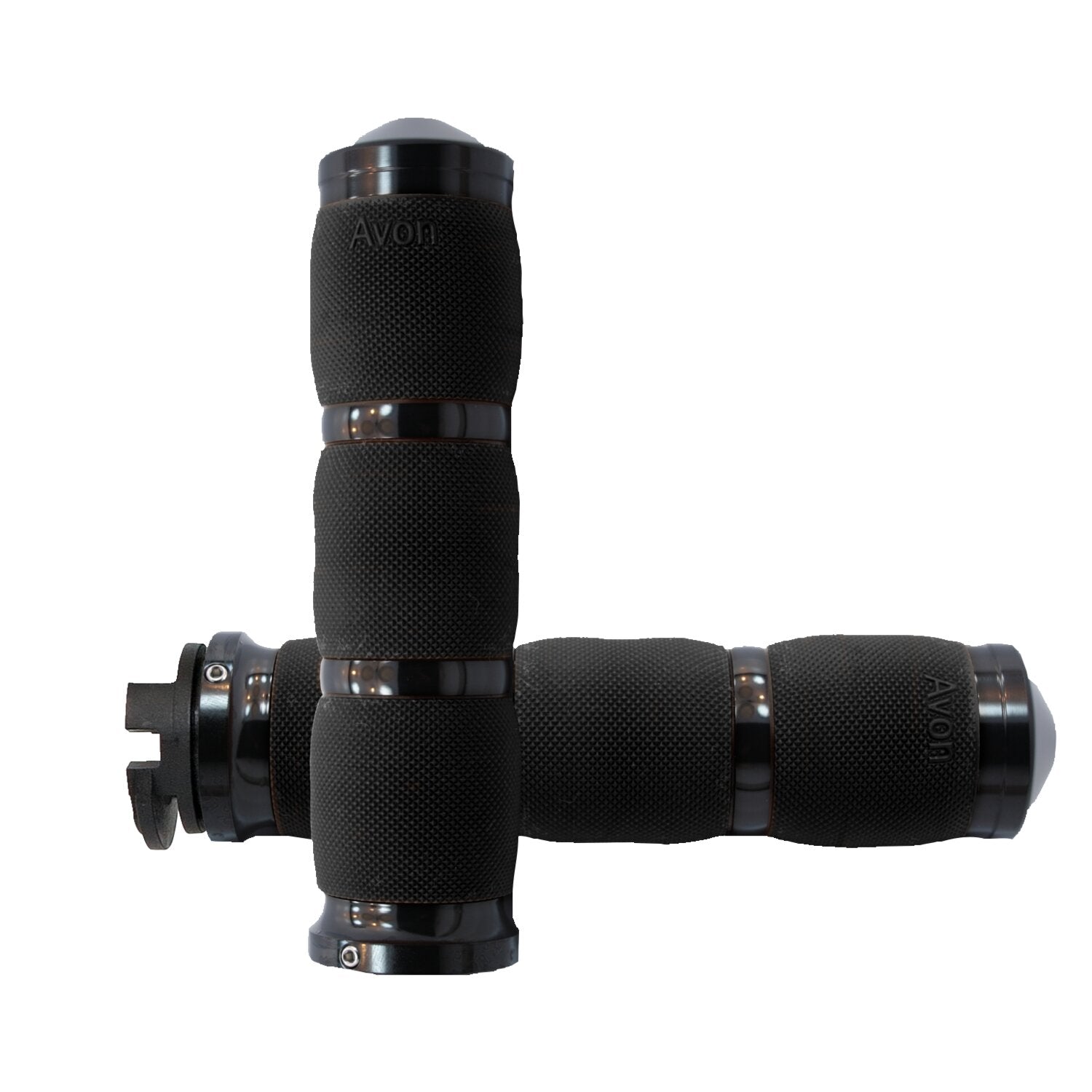 Avon Grips Avon air cushioned grips black anodized