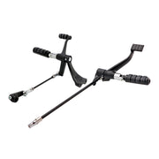 MCS Evo XL forward control kit - ISO pegs - Black