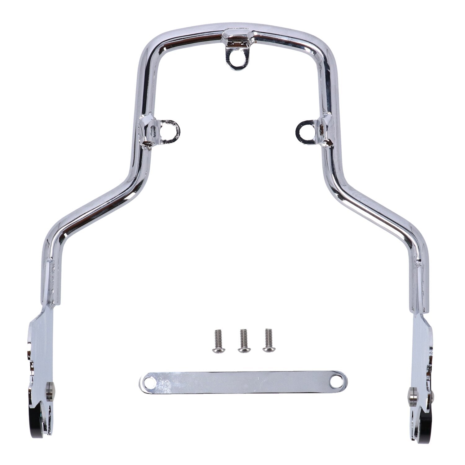 MCS Sissy bar kit 1-piece upright - Chrome