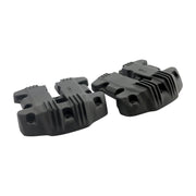 EMD 'Ribbed Style' rocker cover set - Black