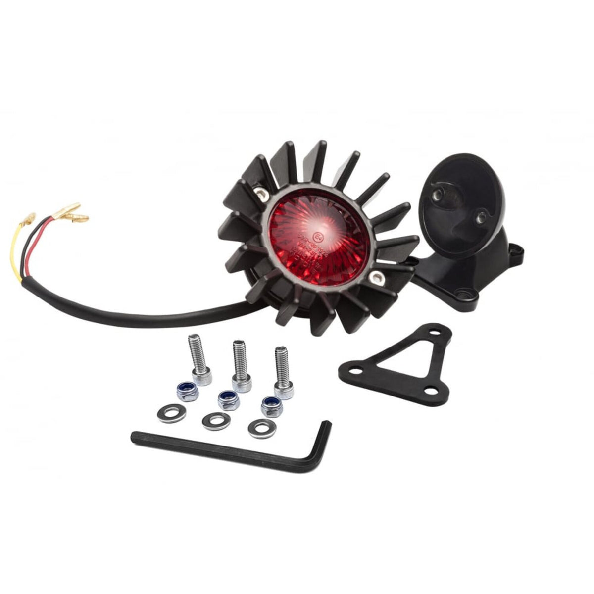 Motone Big Fin Tail light with fender mount