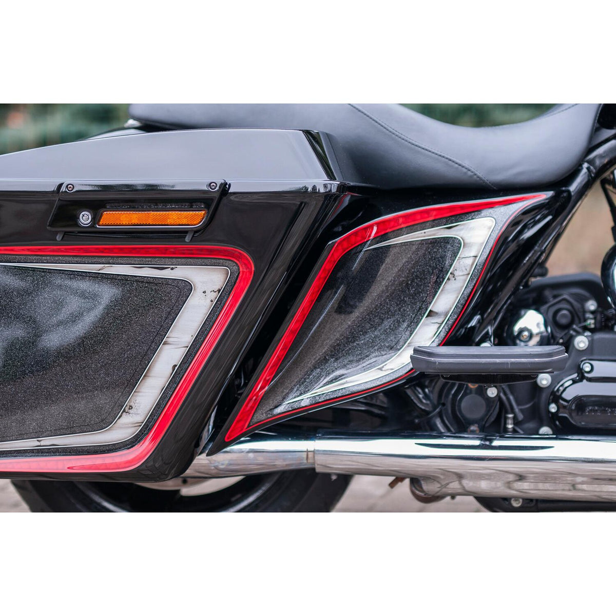 Killer Custom stretched extended side covers "Wave"