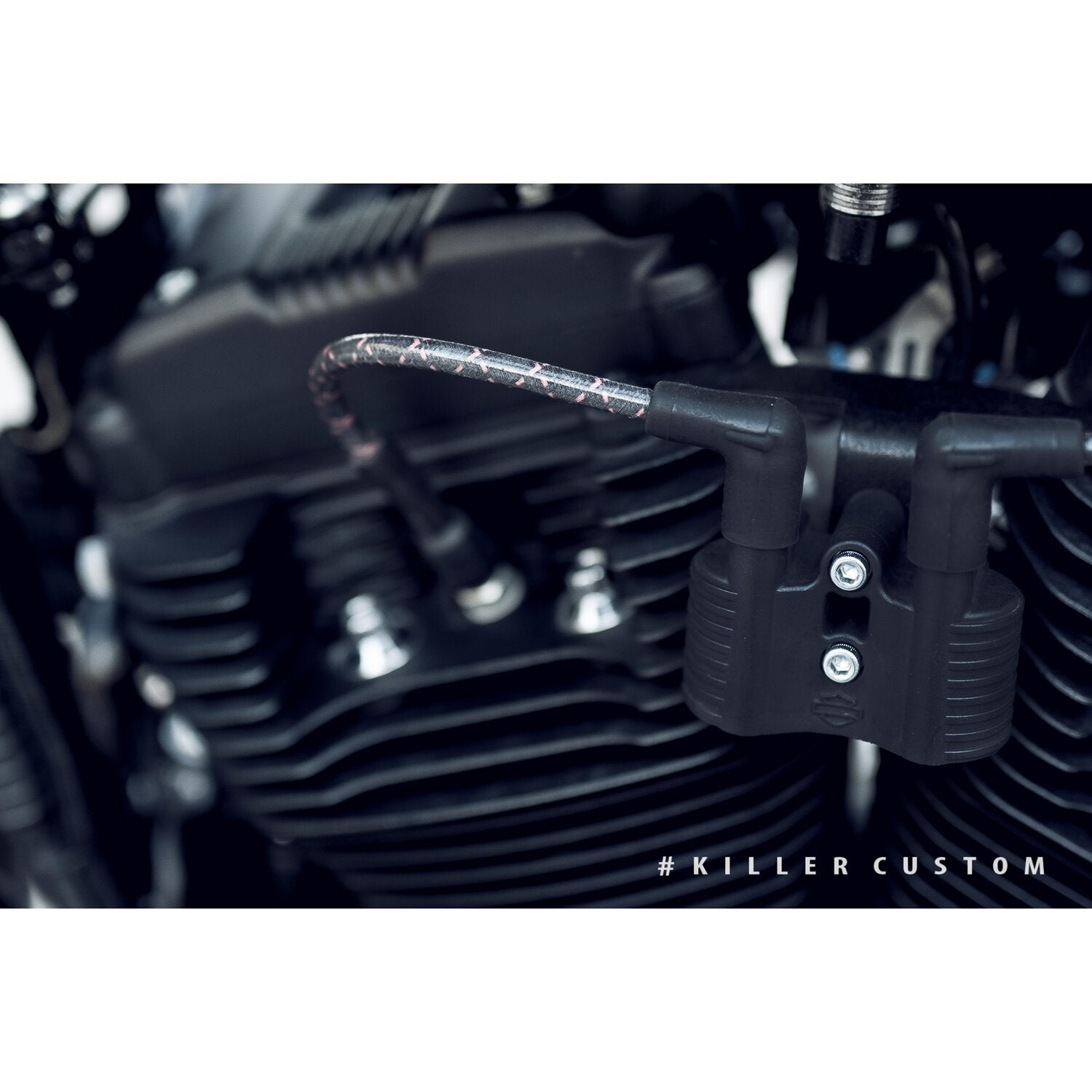 Killer Custom coil and ignition switch relocation kit