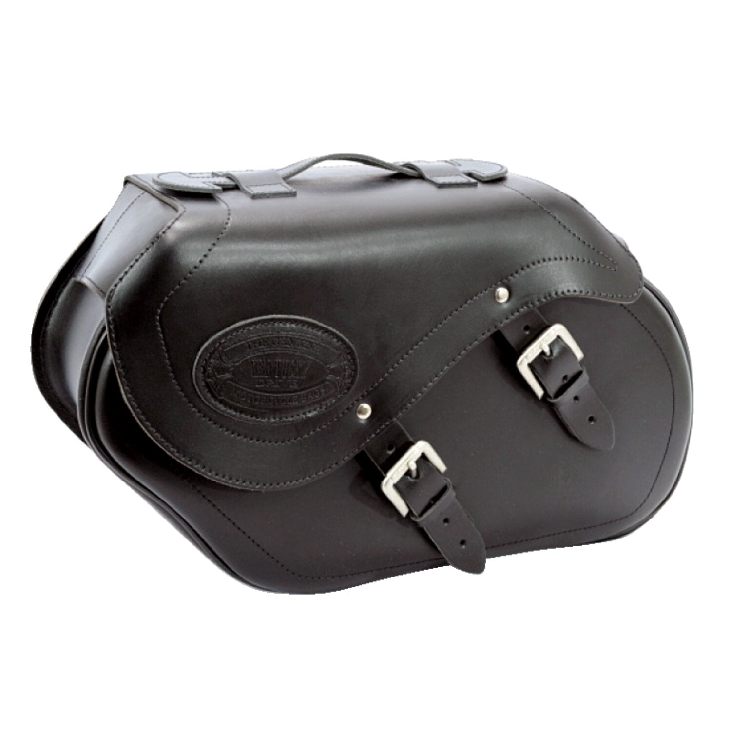 Longride leather smooth saddlebags #147