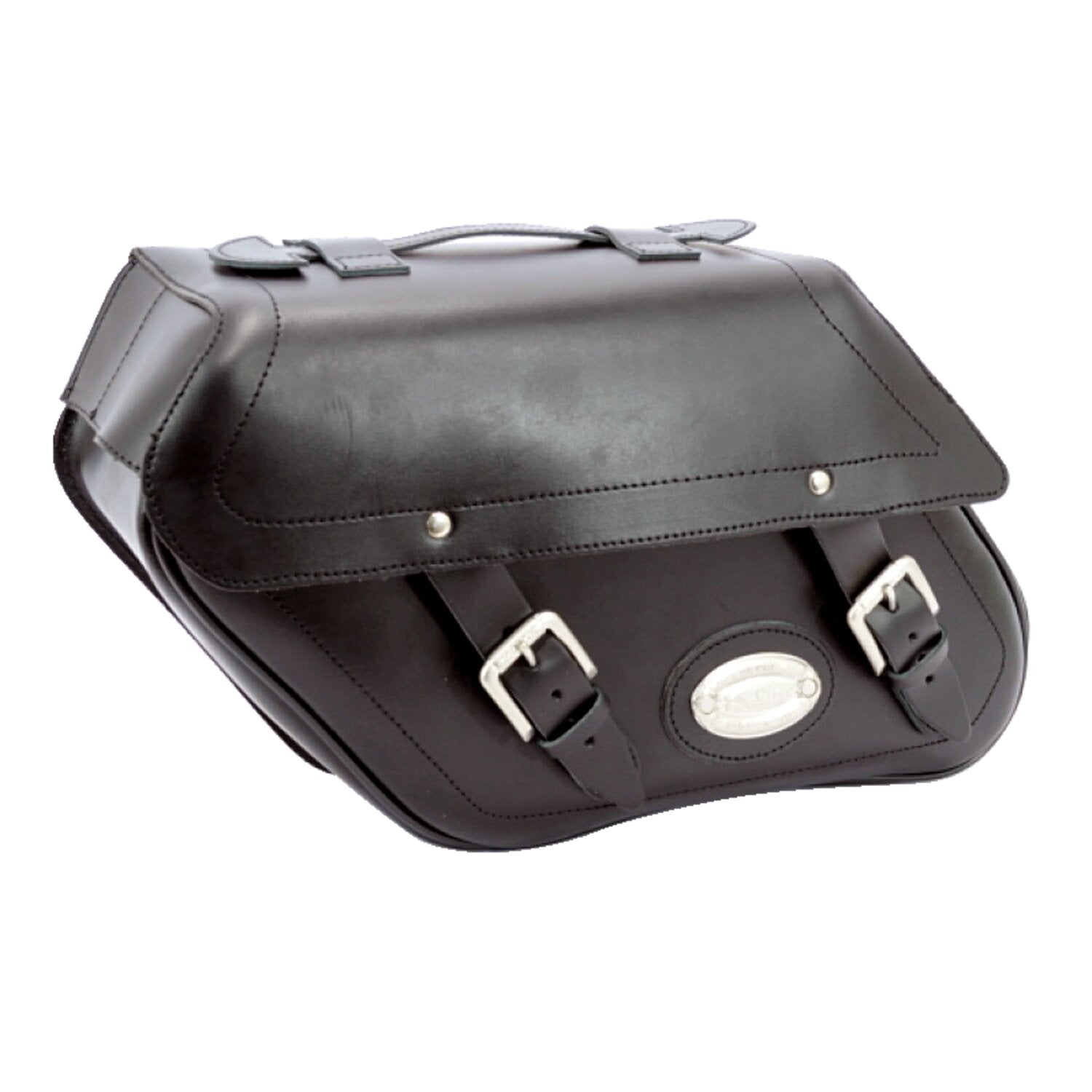 Longride leather smooth saddlebags #149