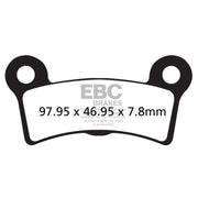 EBC brake pads - V-Pad semi sintered copper