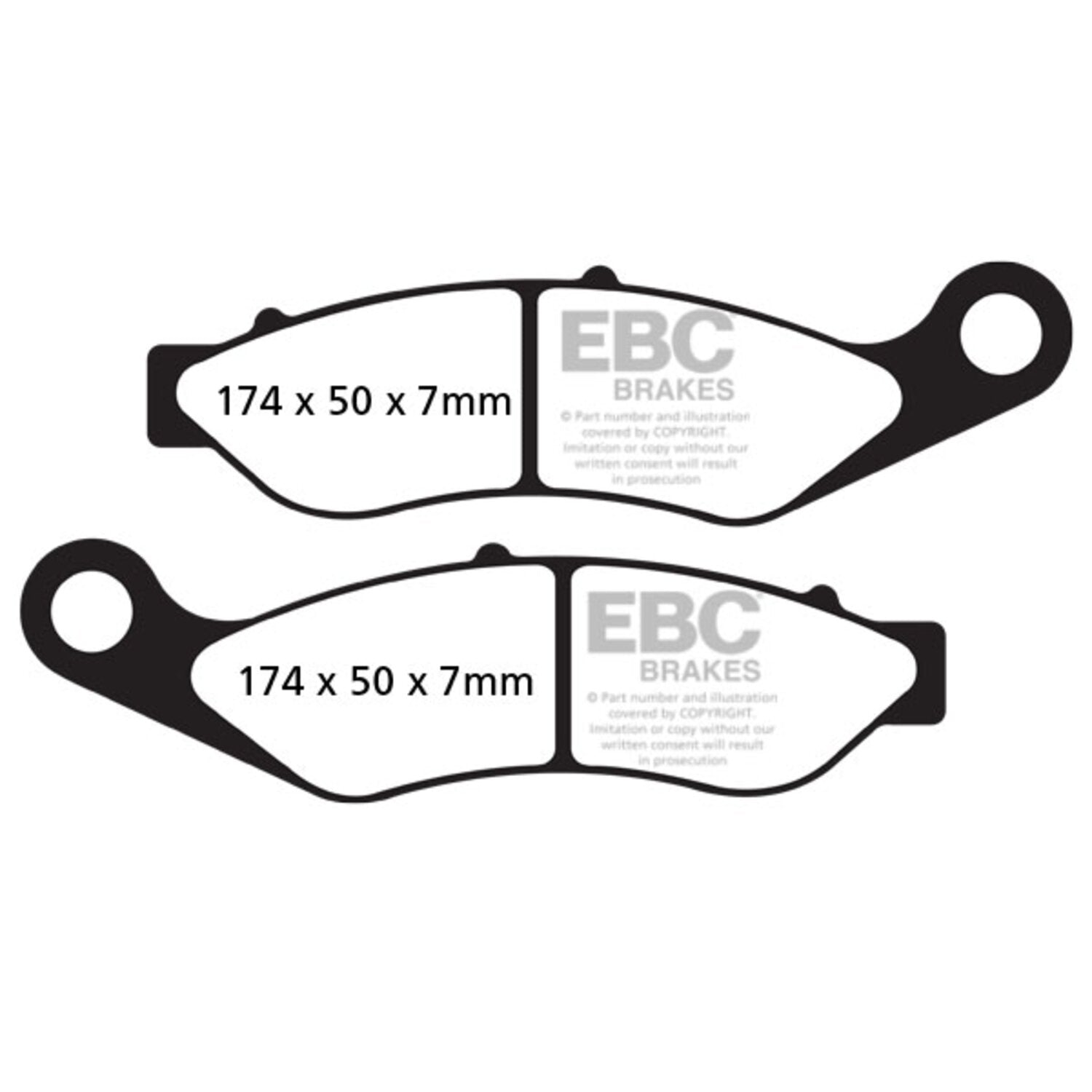 EBC Extreme Pro Double-H Sintered brake pad set